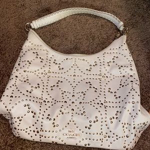 Used Coach studded bag